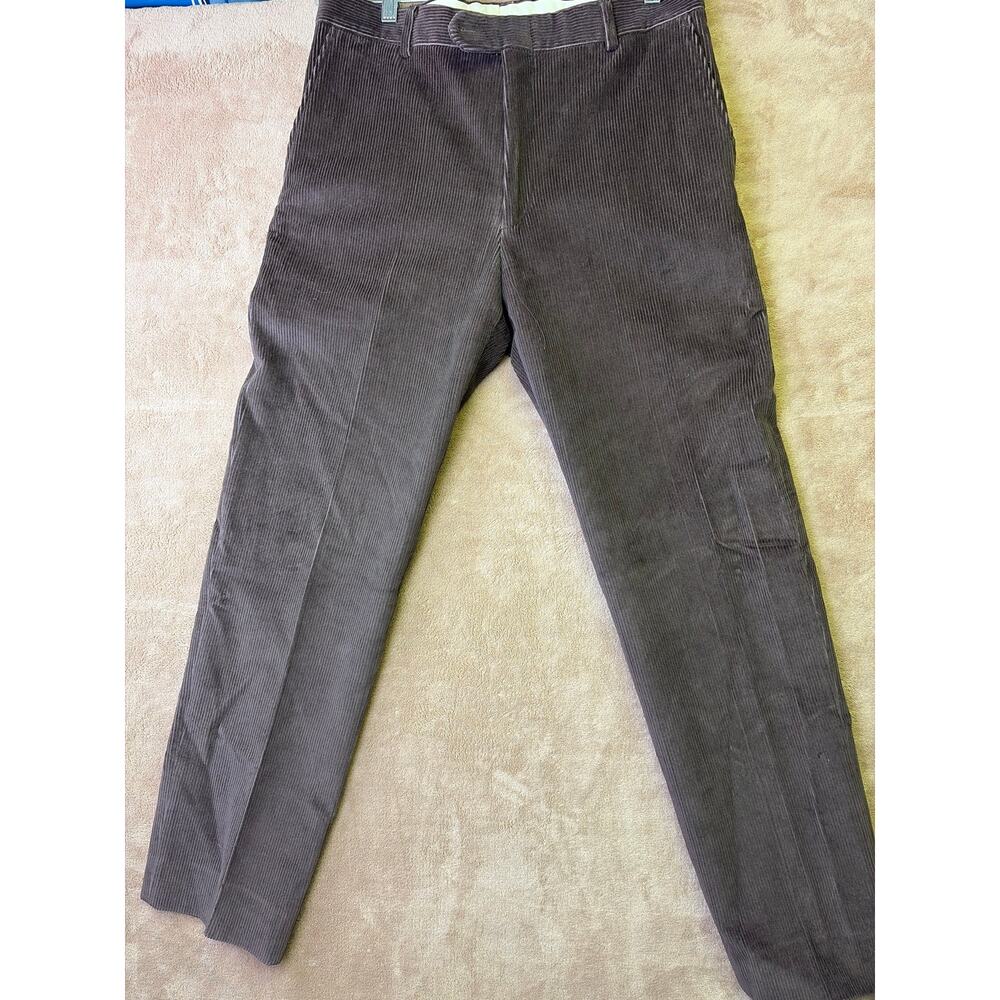 J. McLaughlin Men's Taylor Chino Pants 34x30 Classic Fit Preppy Blue Pincord